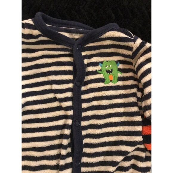 Carters baby boys size 9m Month Sleep And Play Pj Lot of 3 - Picture 3 of 5